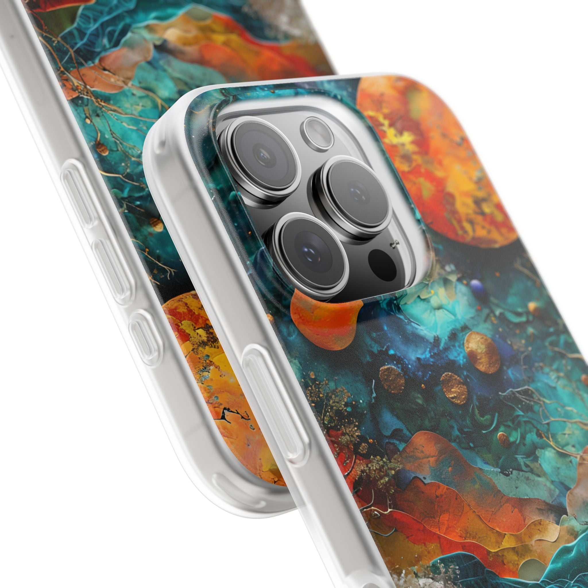 Celestial Ember iPhone 16 Pro Case - Soft