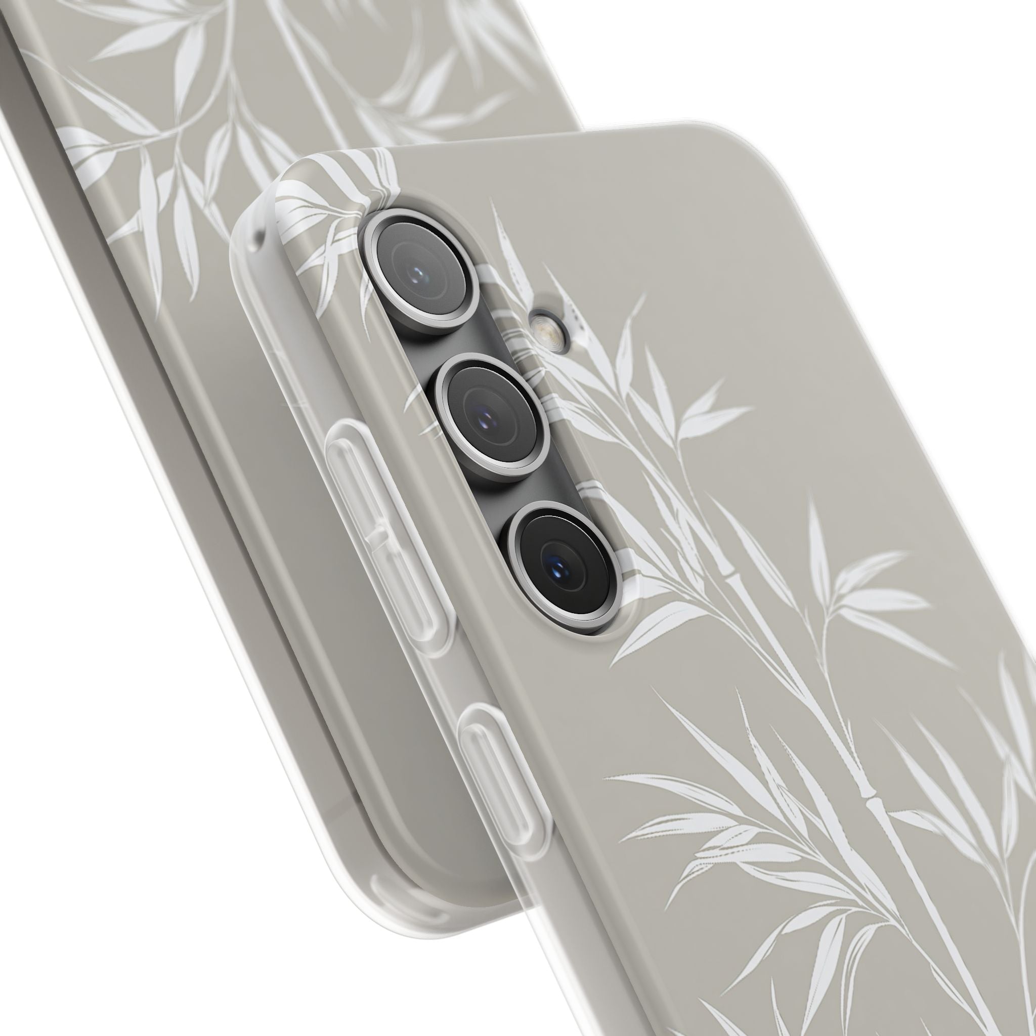 Beige Lite Phone Case for Samsung - Sandstone Bamboo Stalks
