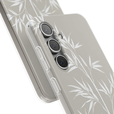 Beige Lite Phone Case for Samsung - Sandstone Bamboo Stalks