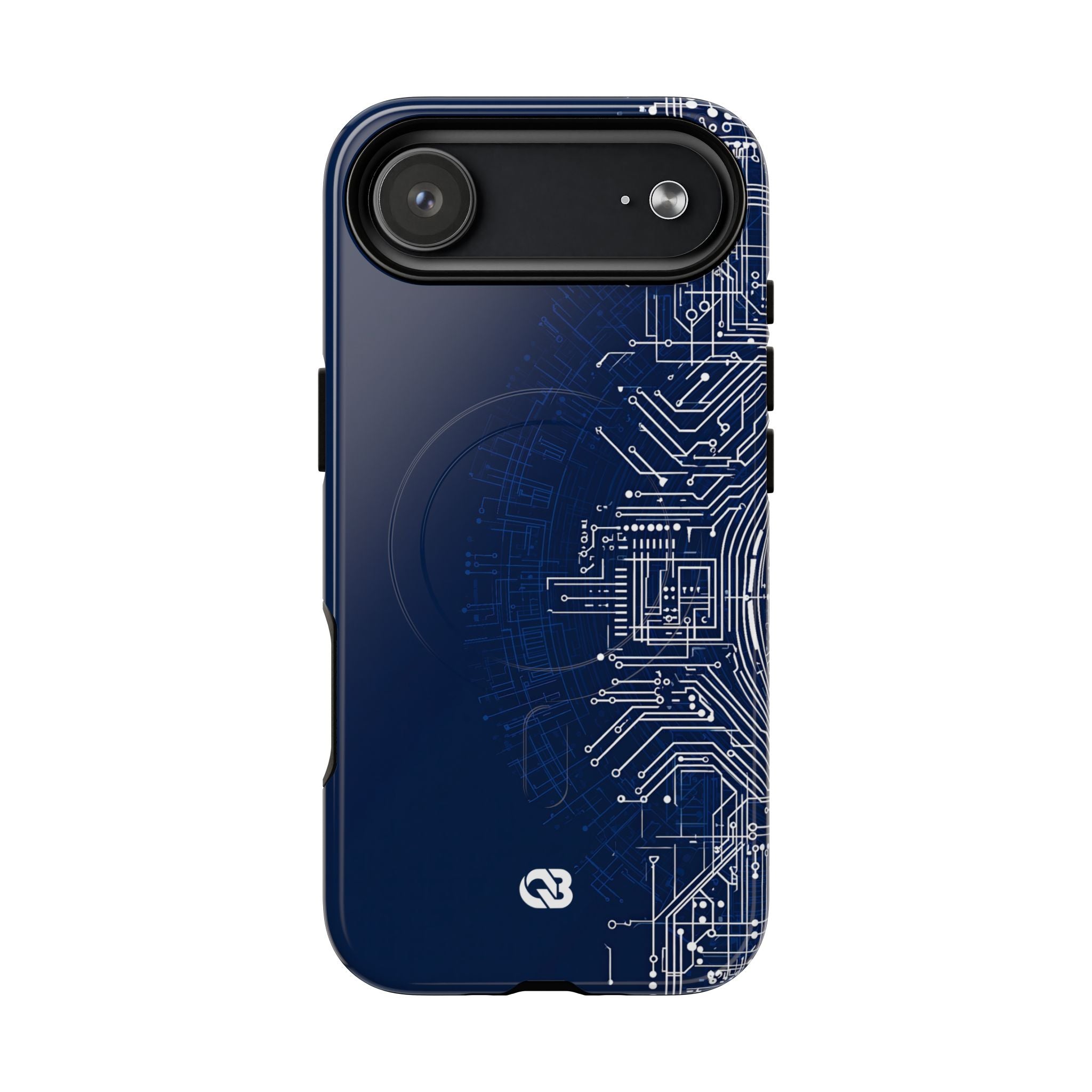 Blue Tough 2.0 Magsafe Phone Case for iPhone - Cobalt Circuit Logic