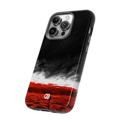 Crimson Horizon · Tough Phone Case for iPhone · Black