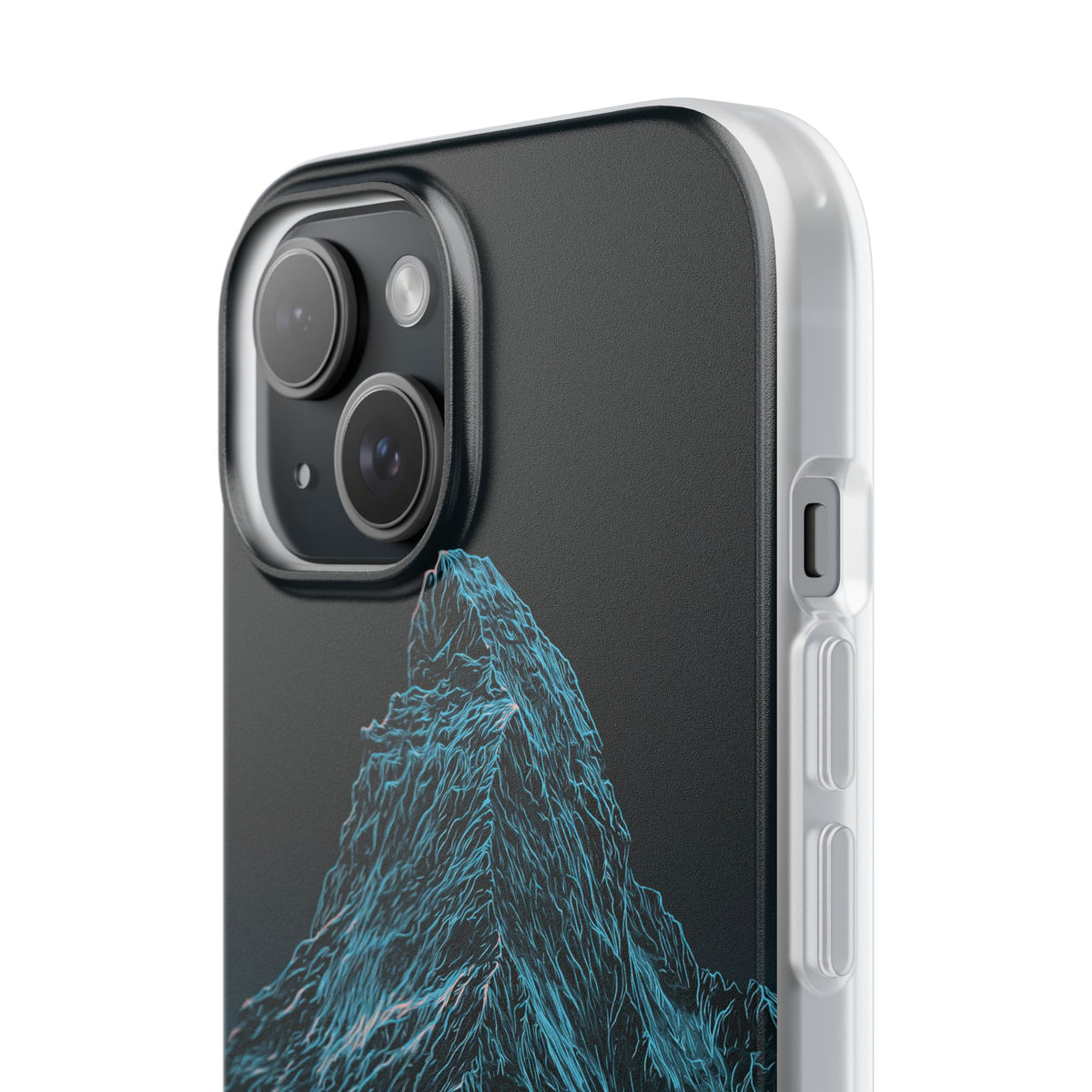 Glacial Alpine Peak · Lite Phone Case for iPhone ·  Blue