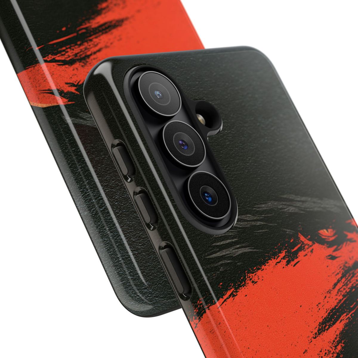 Crimson Raptor Noir · Tough Phone Case for Samsung · Black