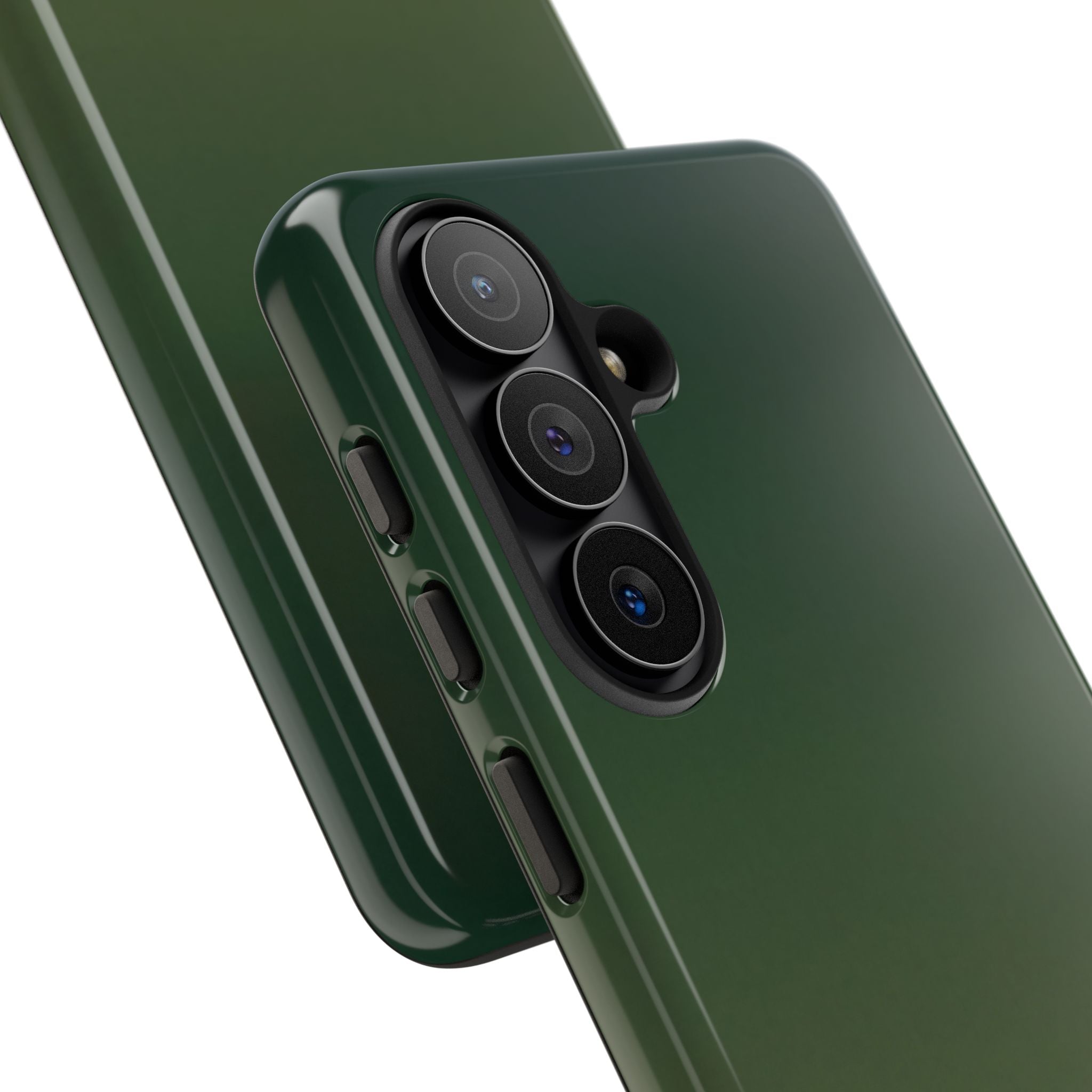 Green Tough Phone Case for Samsung - Shadow Moss Grain