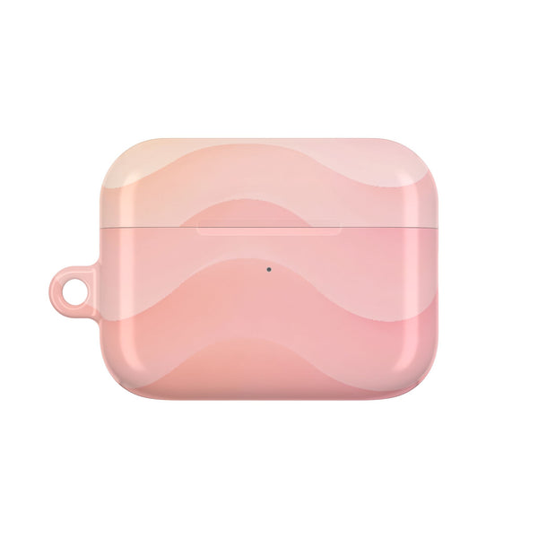 Blush Horizon Waves · Hard Case for AirPods & AirPods Pro · Pink