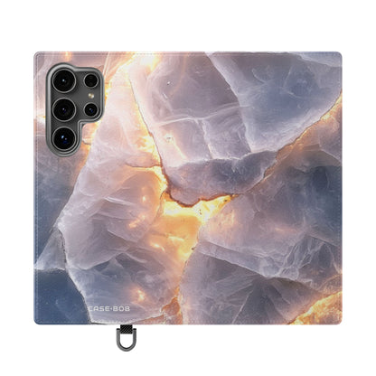 Crystal Veins Glow - Samsung S24 Ultra Case - Wallet