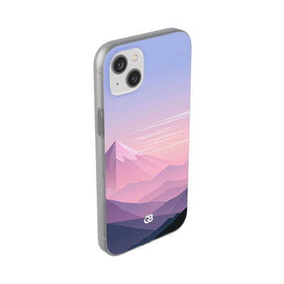 Purple Lite Phone Case for iPhone - Lavender Alpine Dawn