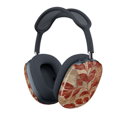 Terracotta Botanical Fresco · Hard Case for AirPods Max · Red