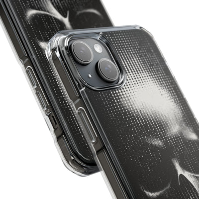 Raster Phantom · Clear Impact Magnetic Phone Case for iPhone ·  Black