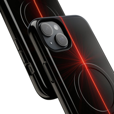 Red Tough 2.0 Magsafe Phone Case for iPhone - Crimson Flare Vector