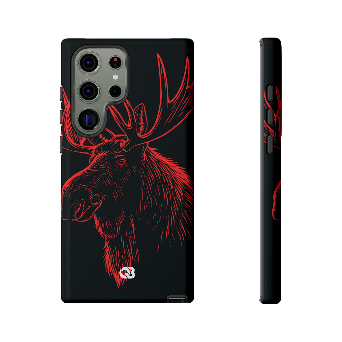 Nordic Elk · Tough Phone Case for Samsung · Black
