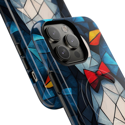 Mosaic Bowtie Penguin · Tough+ Phone Case for iPhone · Magsafe