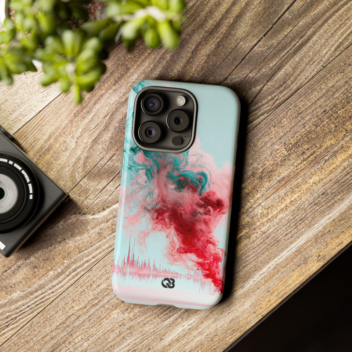 Sonic Bloom · Tough Phone Case for iPhone · Red