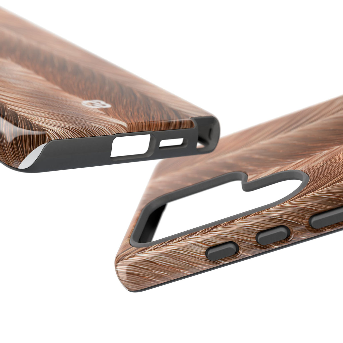 Rose Gold Weave · Tough Phone Case for Samsung · Brown