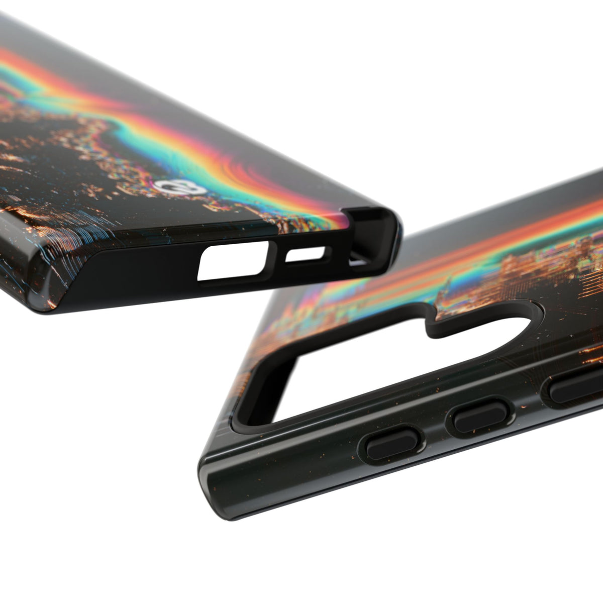 Prismatic Circuit · Tough Phone Case for Samsung · Black