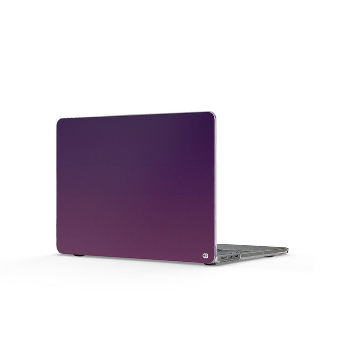 Velvet Dusk · Clear Hard Case for MacBook · Purple