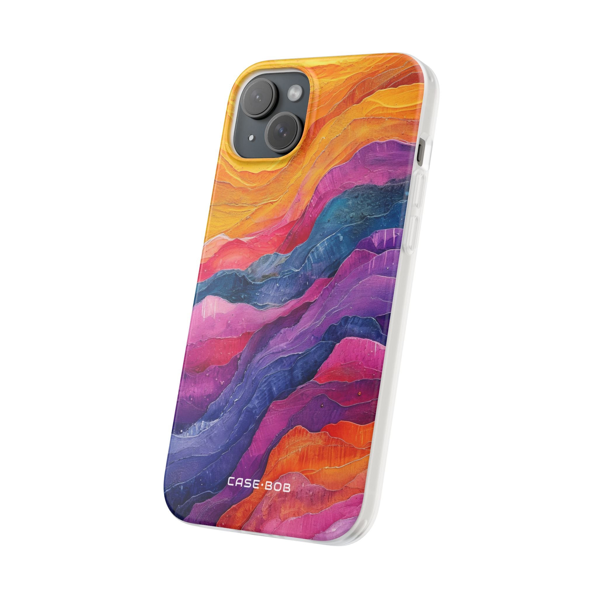 Vibrant Flow iPhone 15 Plus Case - Soft