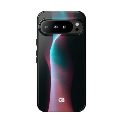Neon Pixel Flow · Tough Phone Case for Pixel ·  Black