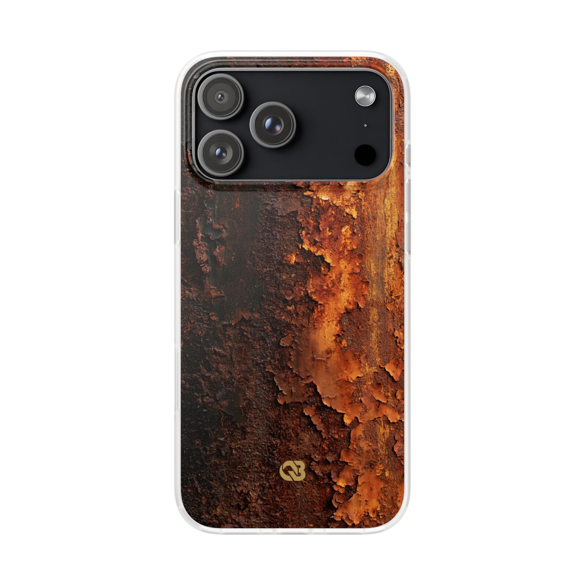 Orange Lite Phone Case for iPhone - Oxidized Iron Crust