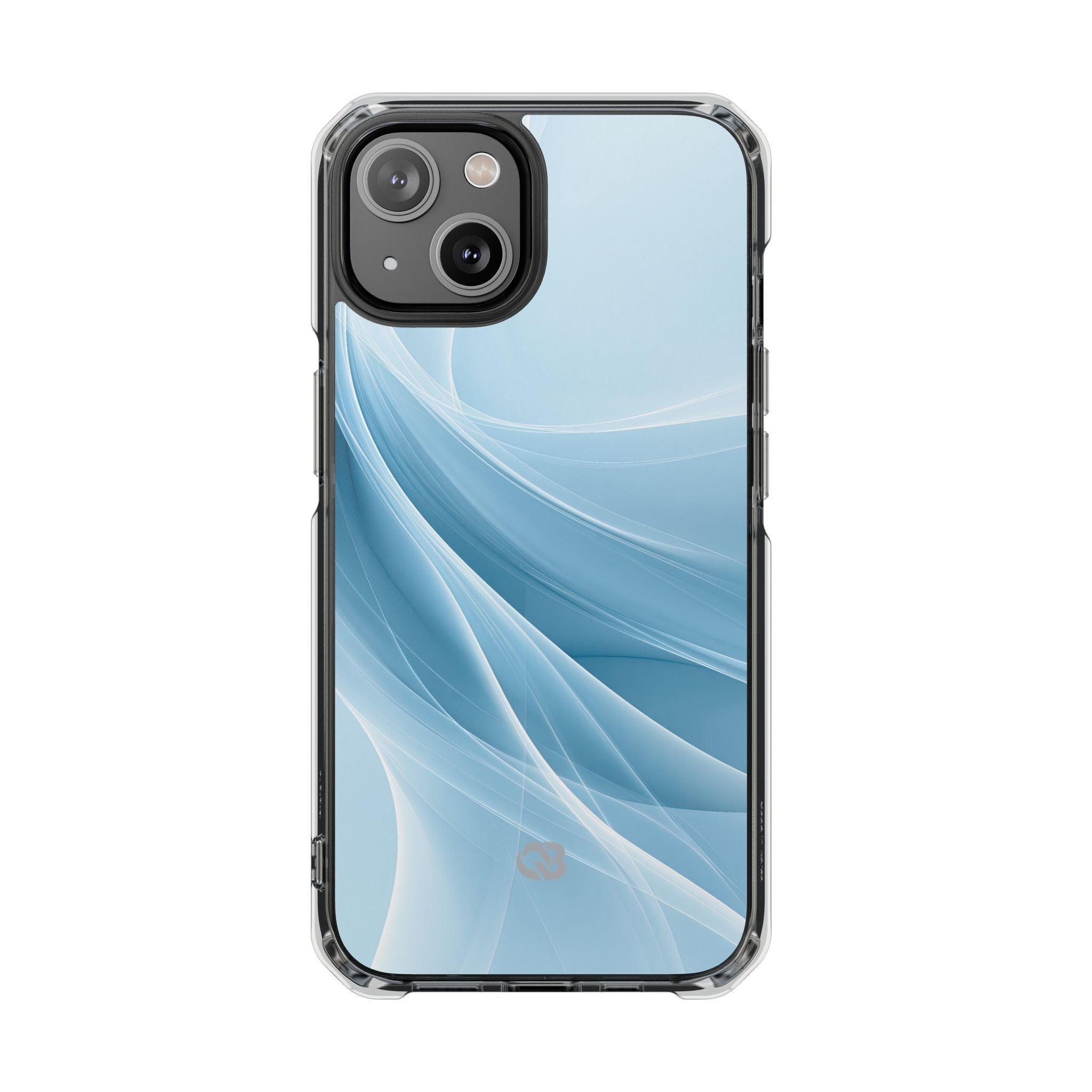 Blue Impact MagSafe Phone Case for iPhone - Arctic Silk Drift
