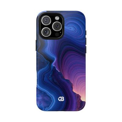 Radiant Strata · Tough Phone Case for iPhone · Blue