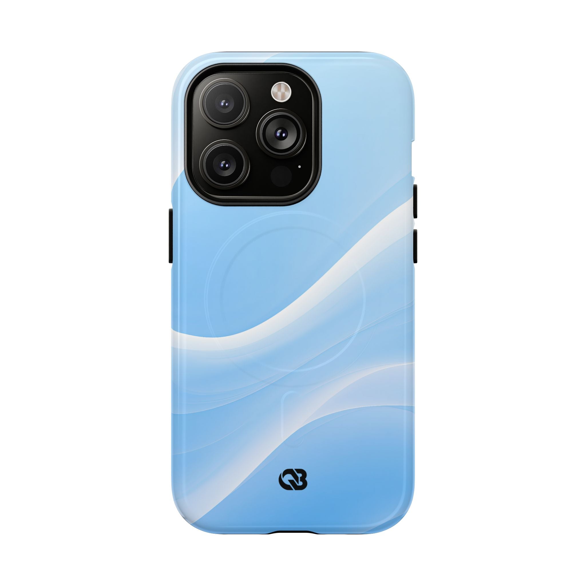 Blue Tough 2.0 Magsafe Phone Case for iPhone - Glacial Blue Silk
