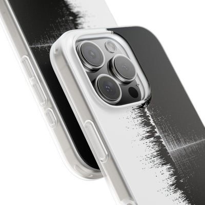 Black Lite Phone Case for iPhone - Static Signal Split