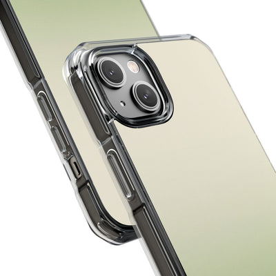 Green Impact MagSafe Phone Case for iPhone - Bone Sage Fade