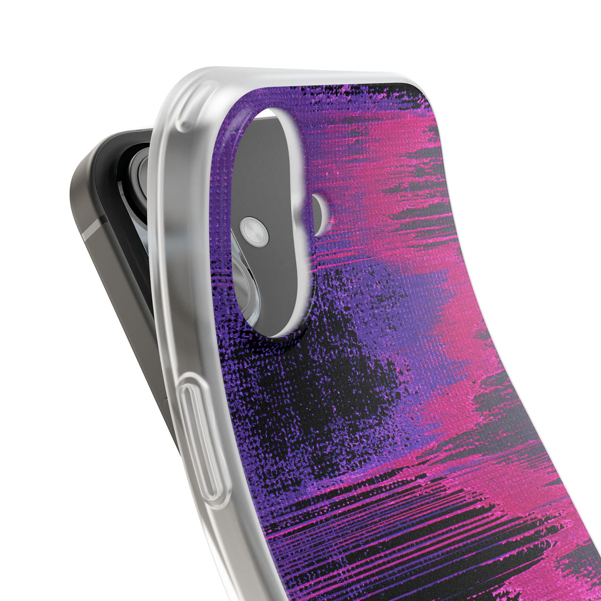 Neon Signal Shift · Lite Phone Case for iPhone ·  Purple