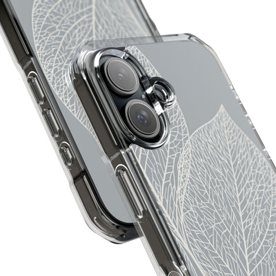 Grey Impact MagSafe Phone Case for iPhone - Frosted Ash Veins