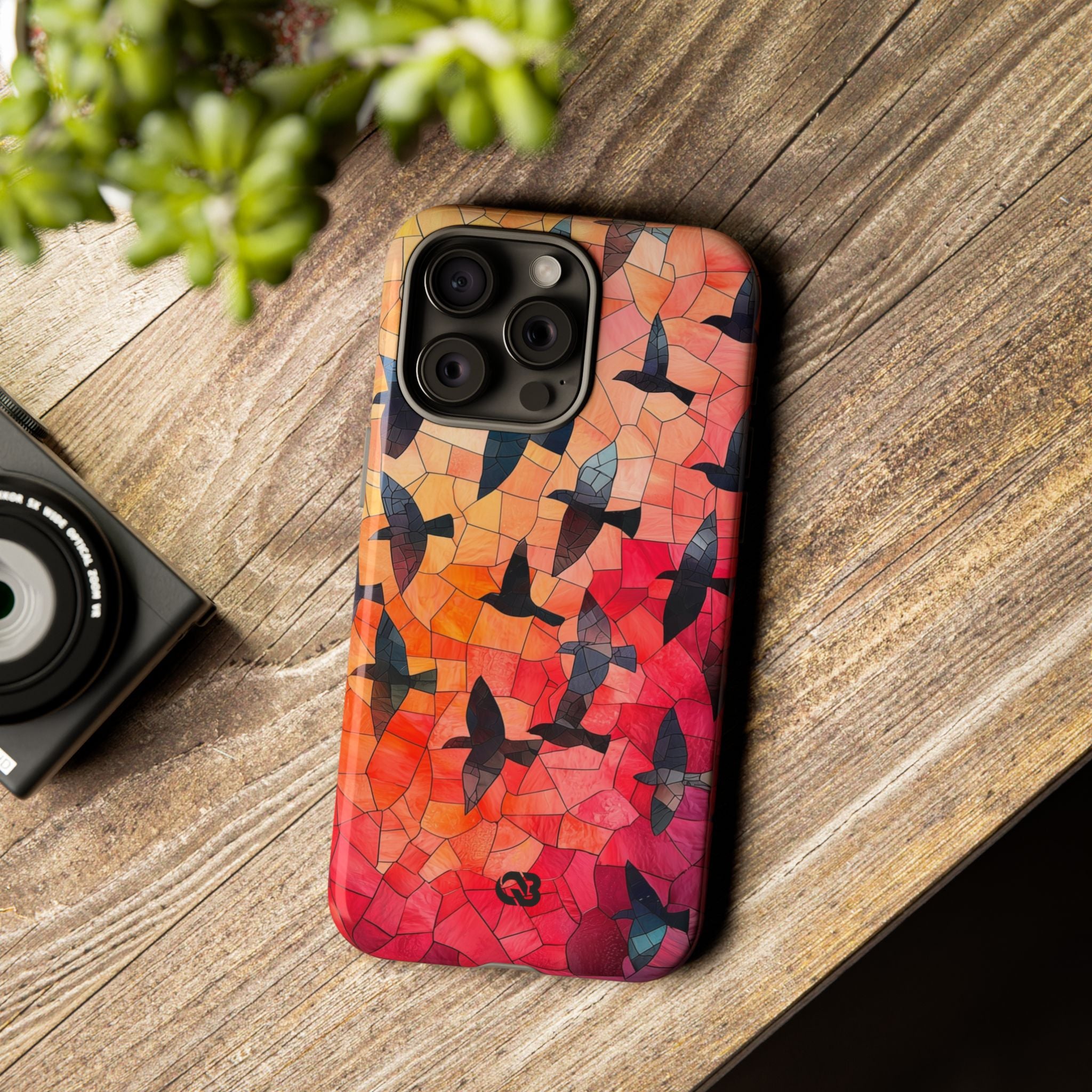 Ember Mosaic Wings · Tough Phone Case for iPhone