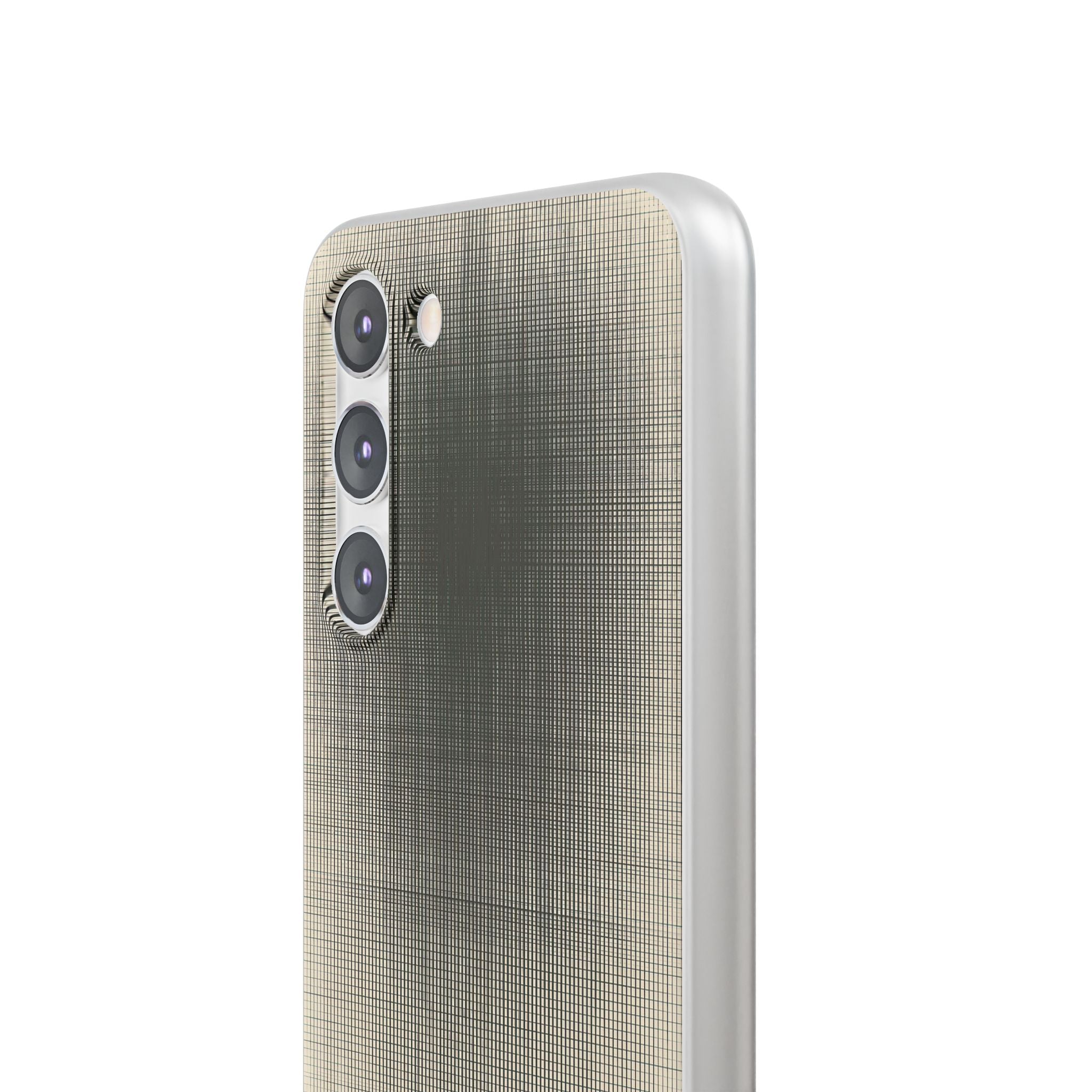 Beige Lite Phone Case for Samsung - Carbon Screen Grid