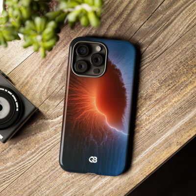 Thermal Aura Pulse · Tough Phone Case for iPhone · Blue