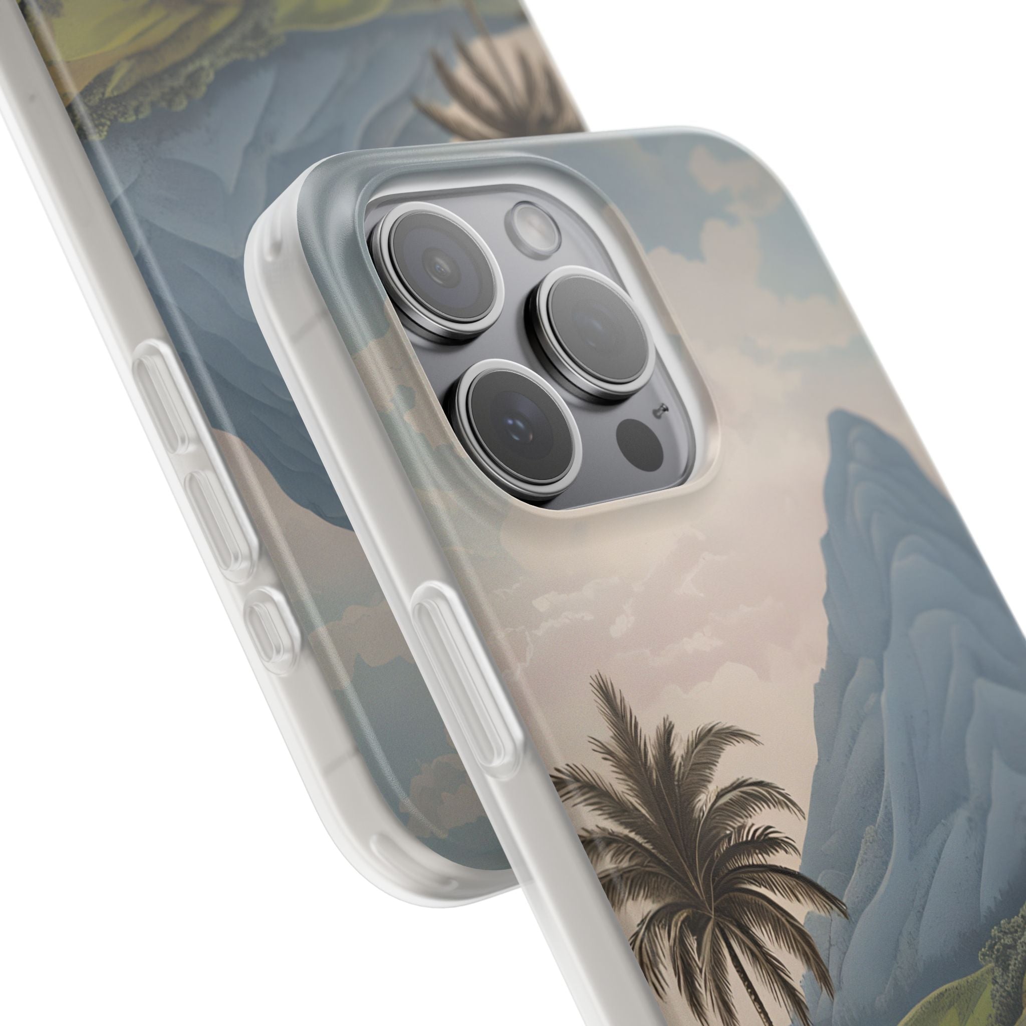 Azure Mountain Vista · Soft Custodia per iPhone