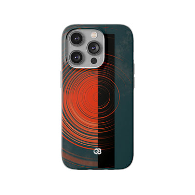 Teal Lite Phone Case for iPhone - Burnt Slate Radial
