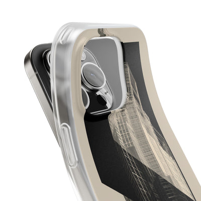 Beige Lite Phone Case for iPhone - Monolith Urban Grid