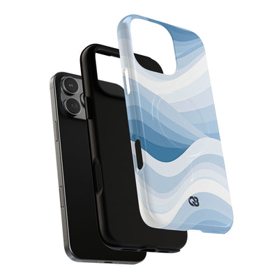 Blue Tough 2.0 Magsafe Phone Case for iPhone - Glacial Indigo Flow
