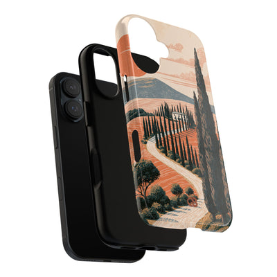 Orange Tough Phone Case for iPhone - Terracotta Ridge Trail
