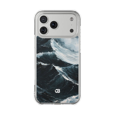 Nordic Swell · Clear Impact Magnetic Phone Case for iPhone · Blue