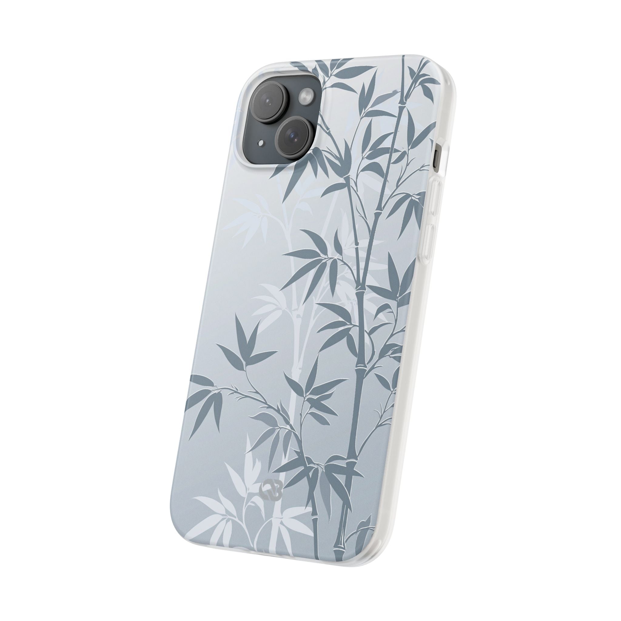Blue Lite Phone Case for iPhone - Slate Bamboo Shadow