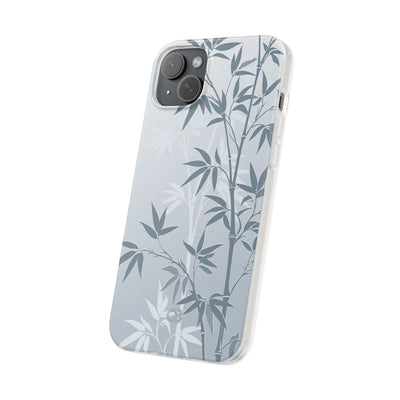 Blue Lite Phone Case for iPhone - Slate Bamboo Shadow