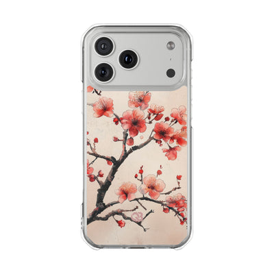 Crimson Silk Flora · Impact Handyhülle für iPhone · Magsafe