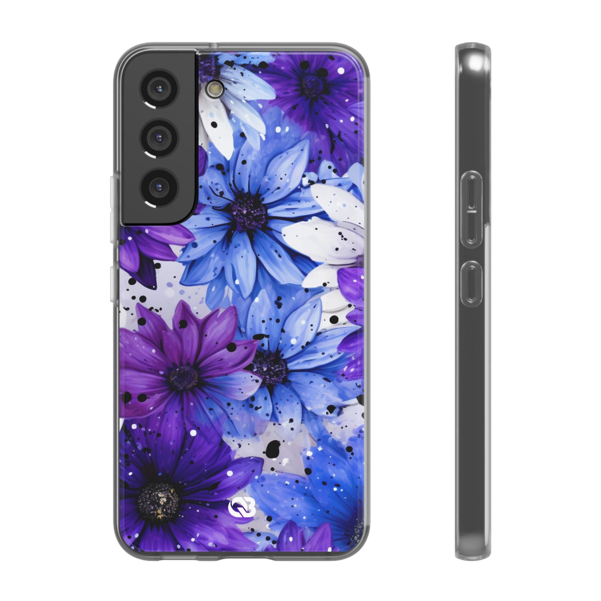 Ink Splatter Blooms · Soft Phone Case for Samsung