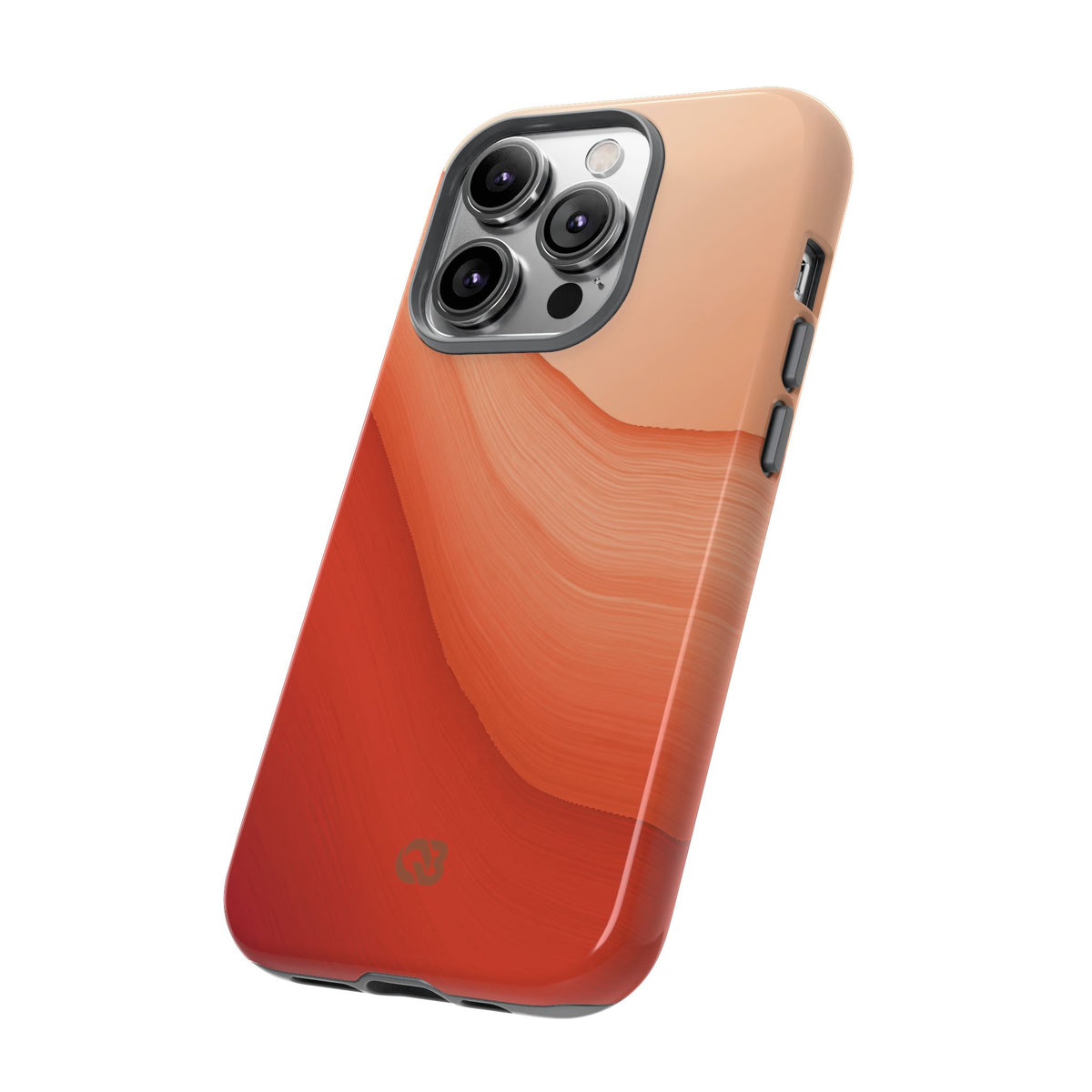 Terracotta Flow · Tough Phone Case for iPhone · Orange