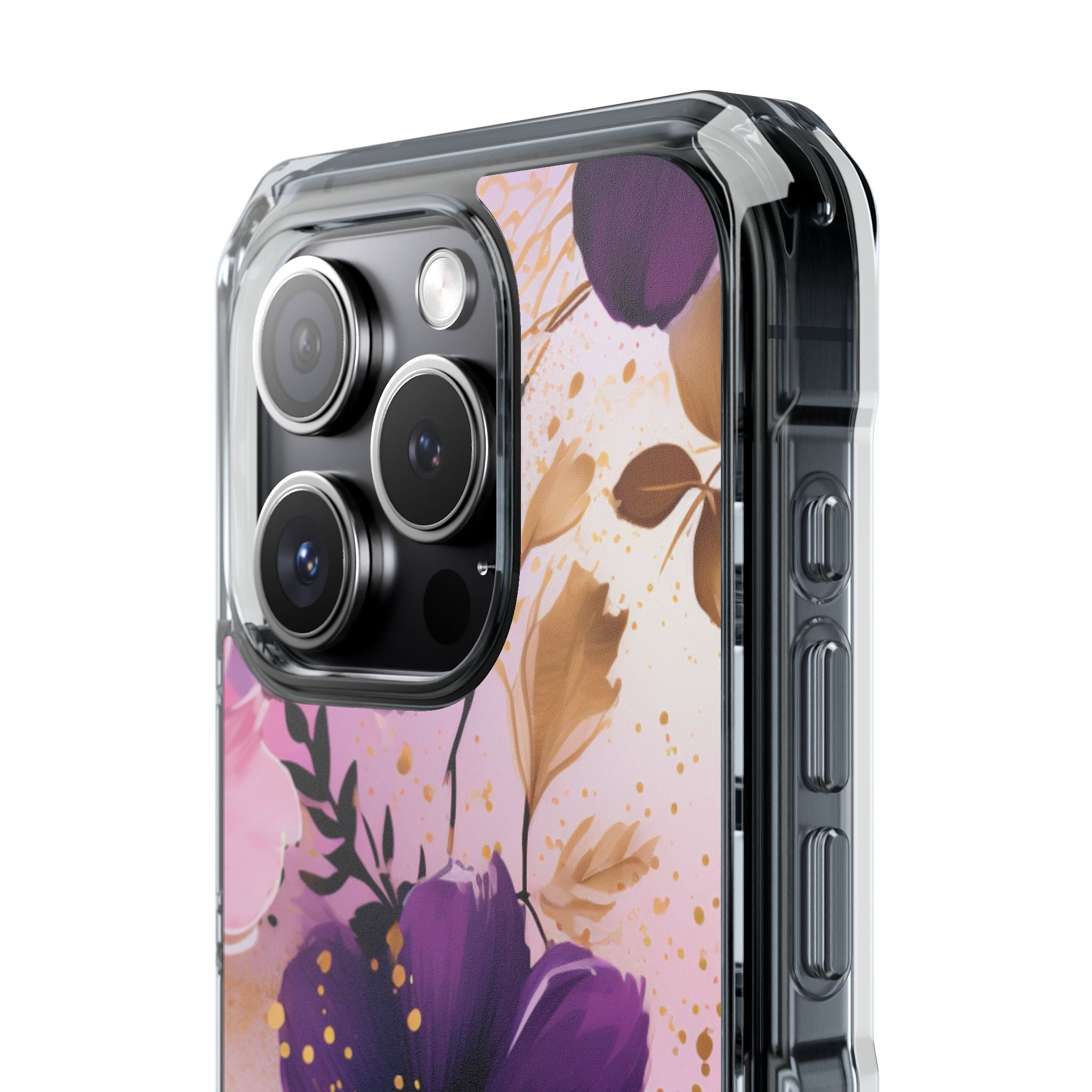 Gilded Violet Bloom · Impact Custodia per iPhone · Magsafe