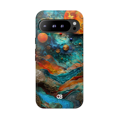 Copper Horizon Drift · Tough Phone Case for Google Pixel