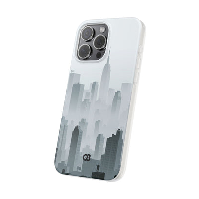 Grey Lite Phone Case for iPhone - Steel Mist Skyline