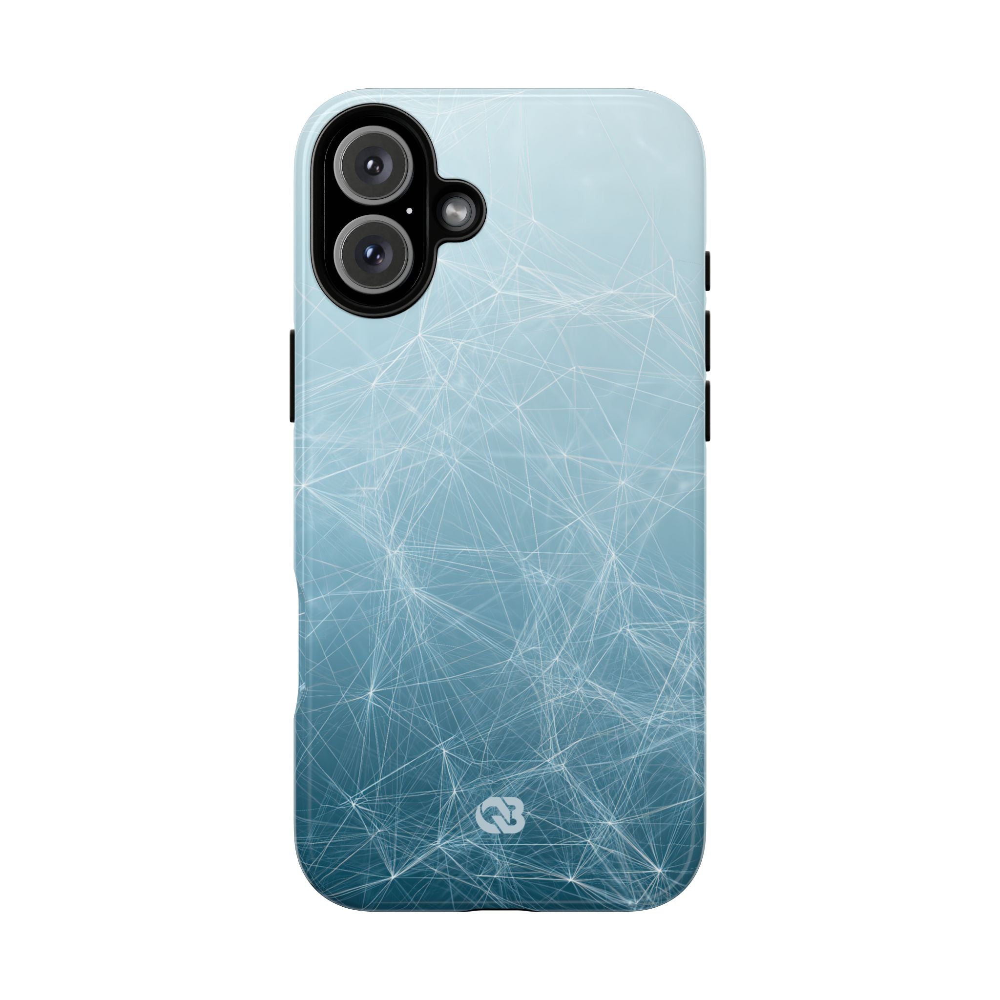 Teal Tough Phone Case for iPhone - Arctic Digital Nexus