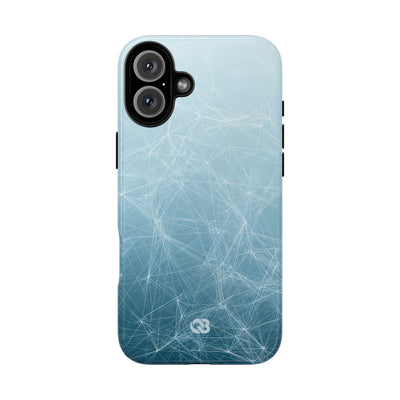 Teal Tough Phone Case for iPhone - Arctic Digital Nexus