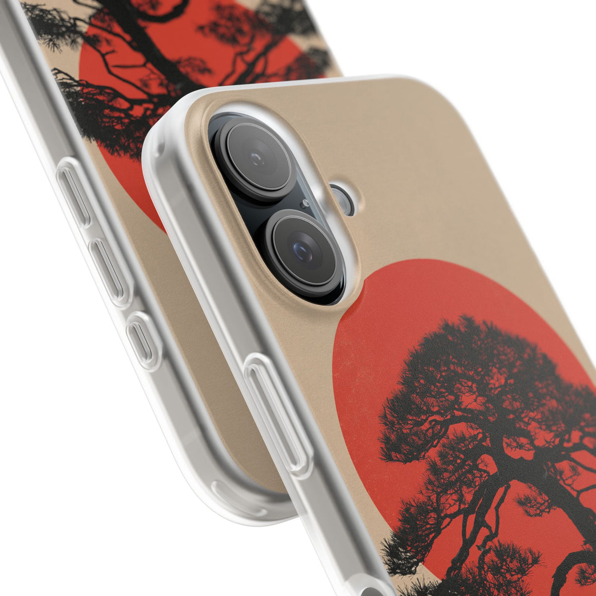 Crimson Pine Solitude · Lite Phone Case for iPhone ·  Beige